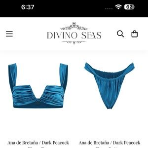 Dark Peacock Bikini Set